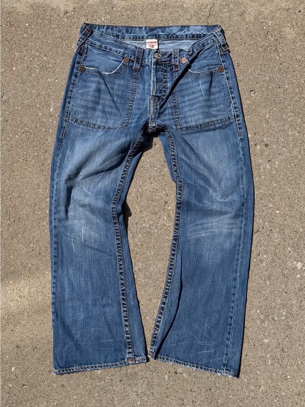 True religion Vintage Y2K bootcut tony big T denim men jeans